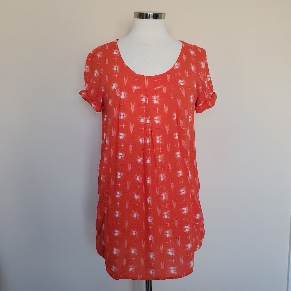Anthropologie Holding Horses Orange Pockets Small